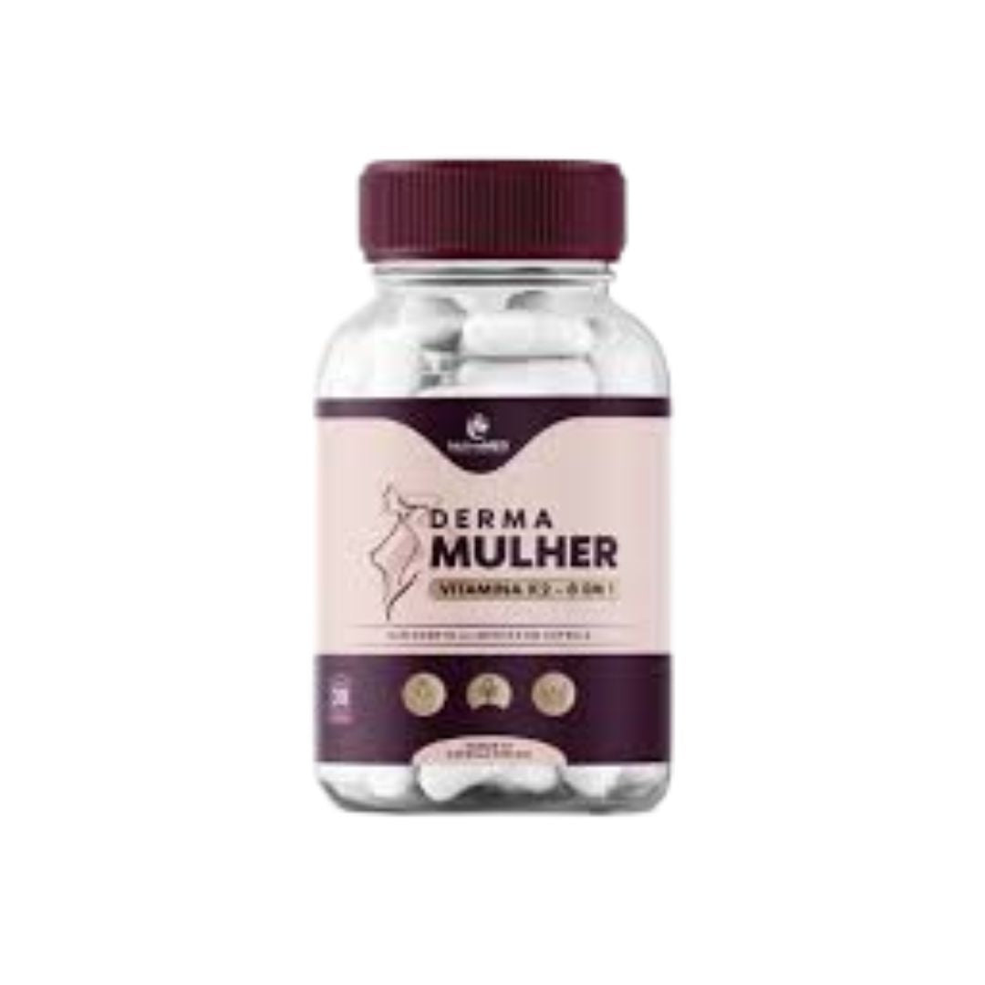 Derma Mulher – Apoio Natural para uma Pele Mais Jovem e Radiante (1 Unidade)