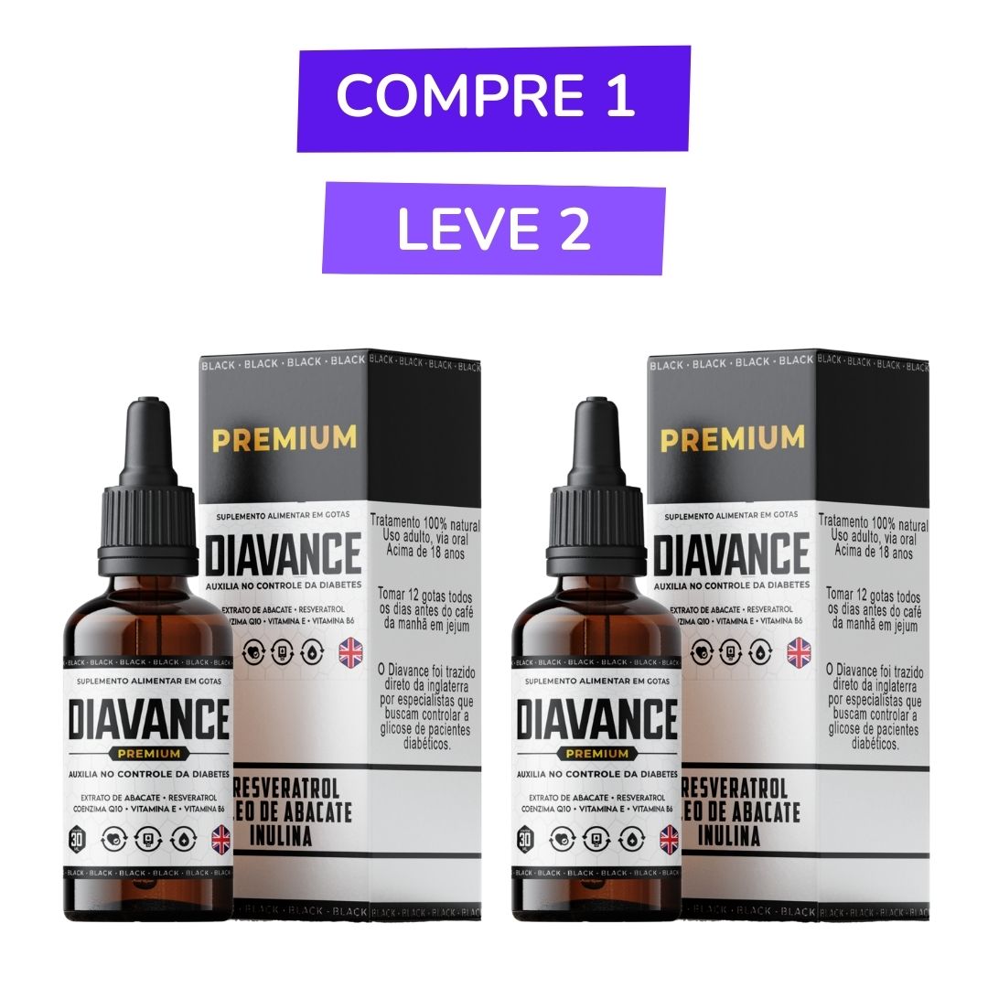 Diavance Premium 30 ml – Fórmula Líquida para Bem-Estar e Equilíbrio Diário
