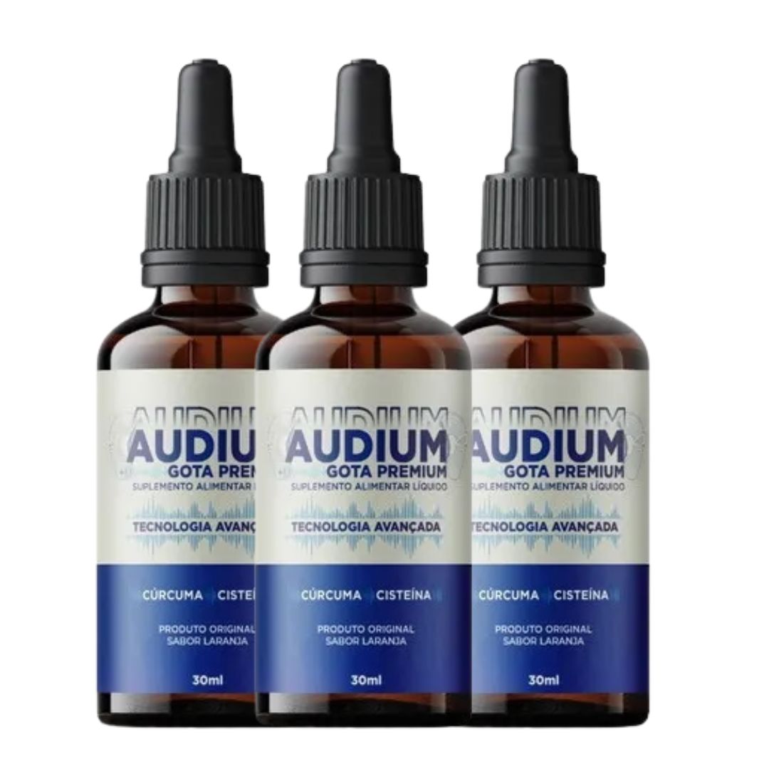 Audium Gotas – Apoio Natural para Mais Conforto Auditivo (1 Unidade)