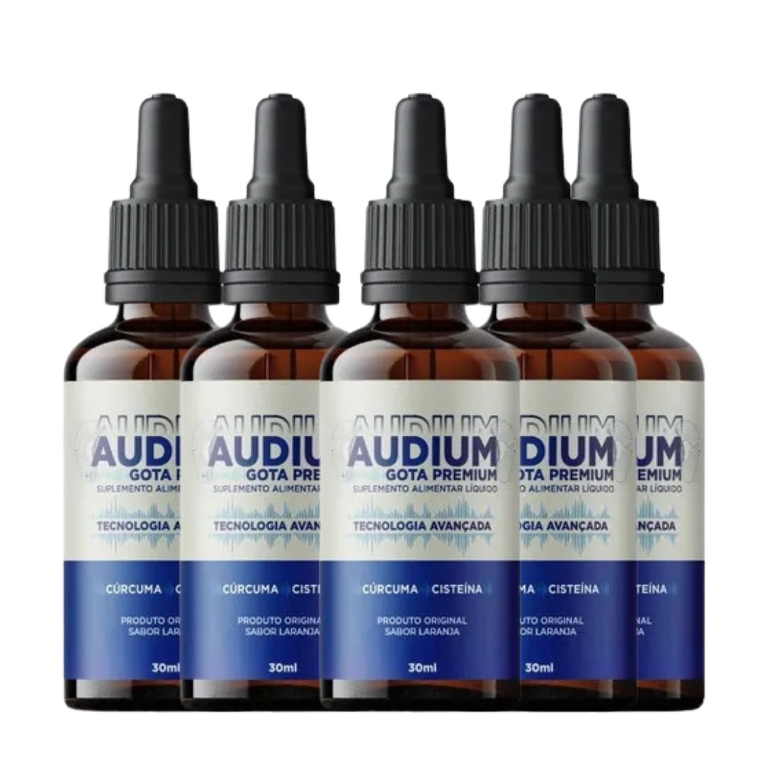 Audium Gotas – Apoio Natural para Mais Conforto Auditivo (1 Unidade)
