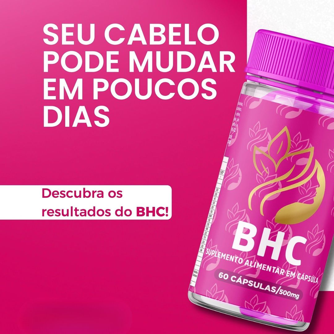 BHC – Suplemento Natural para Cabelos, Unhas e Pele