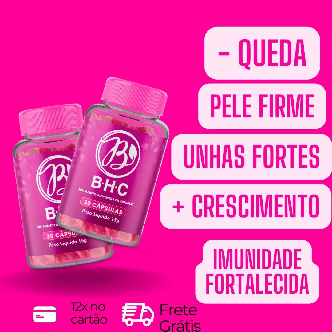 BHC – Suplemento Natural para Cabelos, Unhas e Pele